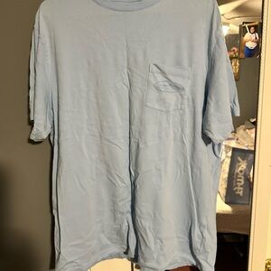 Vineyard Vines Light Blue Pocket T‑Shirt
